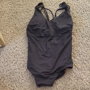 Chic Black One-Piece Swimsuit